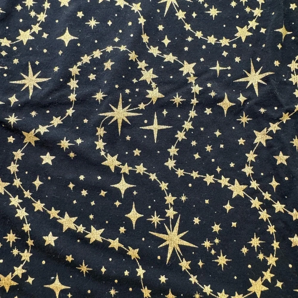 Posh Peanut Gold/Black Calypso Classic Pajama Set Size 9/10 - Picture 3 of 7